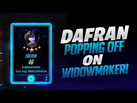 Dafran Popping Off On Widowmaker! - Overwatch