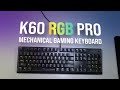 Mechaninė Žaidimų klaviatūra Corsair K60 RGB PRO, CHERRY VIOLA, DE išdėstymas