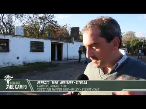 Ernesto "Tato" Arribere - Arribere, Ugarte y Cía - Jueves 3 de mayo de 2018 - Rauch