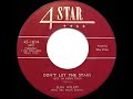1st RECORDING OF: Don’t Let The Stars Get In Your Eyes - Slim Willet (1952)