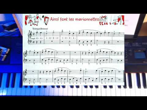 Méthode Rose, page 27: Ainsi font les marionnettes