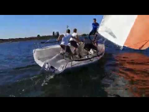 Lightwind J70 gibe training