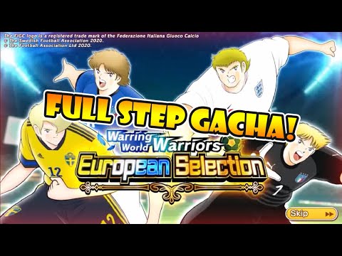 FULL STEP GACHA EUROPEAN SELECTION 2020 | Captain Tsubasa Dream Team Indonesia