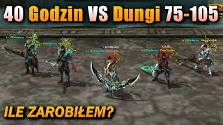 Miniaturka - Nerwia2 Zarobek - 40 Godzin Vs Dungi (75-105). ILE ZAROBIŁEM? - (5 Kont)
