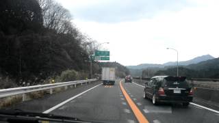preview picture of video 'アキーラさんドライブ！名阪道路（伊賀市付近）5,Driving-Meihan-Road,Mie'