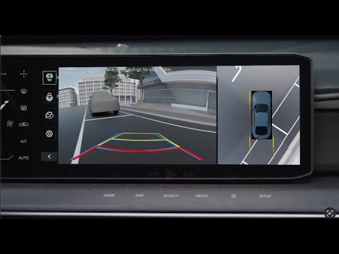 Part of a video titled Surround View Monitor (SVM) - YouTube