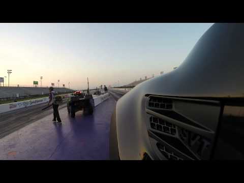 600hp Whipple Supercharged SVT Raptor 1st time on drag strip 14.7 sec