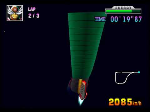 [TAS] Backwards F-Zero X Custom Track: Odd Town 6 - Reverse Jump
