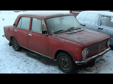 Lada 2101 1.7 Cold start -14°C - Finland