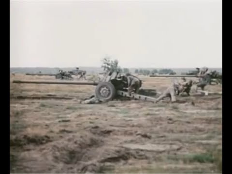 high quality anti tank cannon footage - 1985