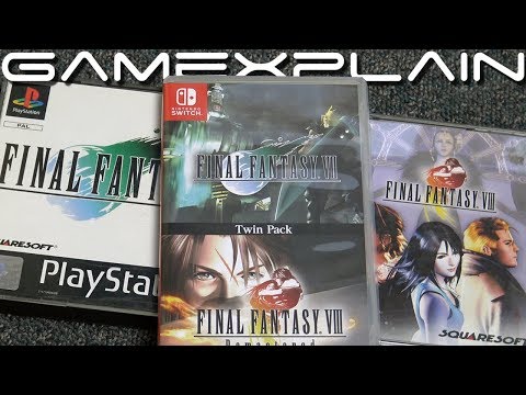 Final Fantasy VII on a Cartridge! Unboxing the FF7 & FF8 Double Pack for Nintendo Switch