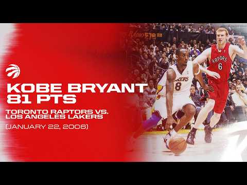 KOBE BRYANT 81 PTS | Toronto Raptors vs. Los Angeles Lakers | Jan.22, 2006
