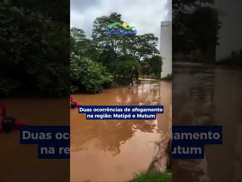 Dois afogamentos são registrados na região: Mutum e Matipó