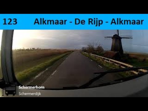 Lijn 123: Alkmaar Station - De Rijp Wollandje - Alkmaar Station (Ochtendroute) (2019)