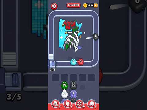 Walkthrough de Pixel Flow Nivel 2513