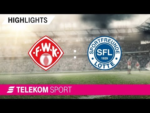 FC Würzburger Kickers - Sportfreunde Lotte | Spieltag 19, 18/19 | Telekom Sport