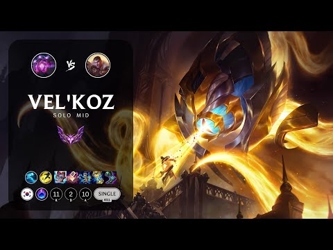 Vel'Koz Mid vs Jayce - KR Master Patch 13.5