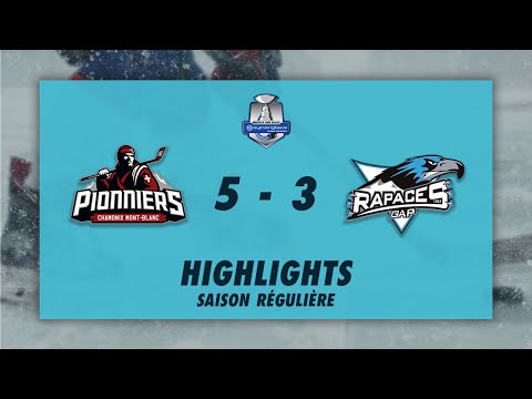 Pionniers de Chamonix 5-3 Rapaces de Gap - Highlights - Synerglace Ligue Magnus 2022/23