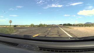 preview picture of video 'Arizona State Route 85 Highway north at Mile Marker 25 near Ajo, AZ, GP013480'