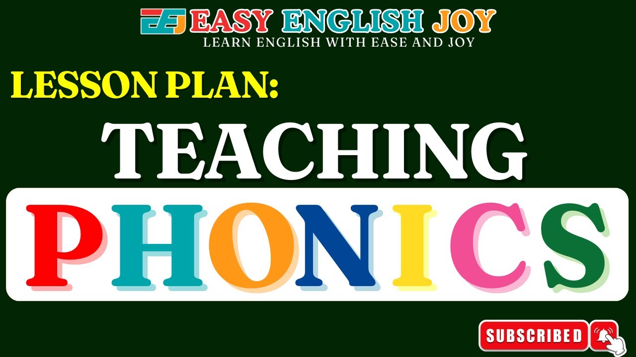 Teaching Phonics: Lesson Plan
