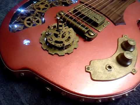 Steampunk guitar SP 2 custom build