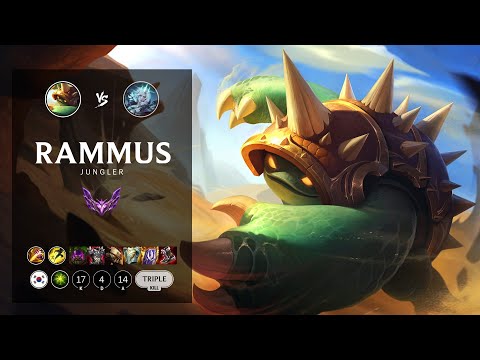 Rammus Jungle vs Viego - KR Master Patch 12.14