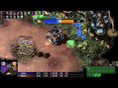 (HD927) Soulkey vs Bbyong - ZvT - Heart of the Swarm [FR]