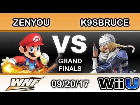 WNF 3.7 - eM | Zenyou (Mario) Vs. MF LH | K9sbruce (Sheik) Grand Finals