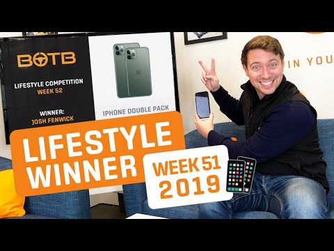 BOTB Lifestyle Competition Winner! Josh Fenwick – iPhone Double Pack – Week 51 2019