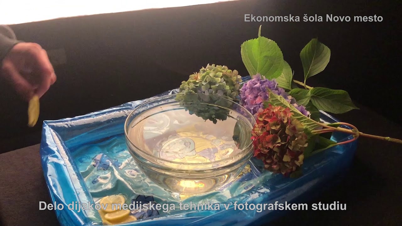 Delo dijakov v foto studiu Ekonomska šola NM 2021