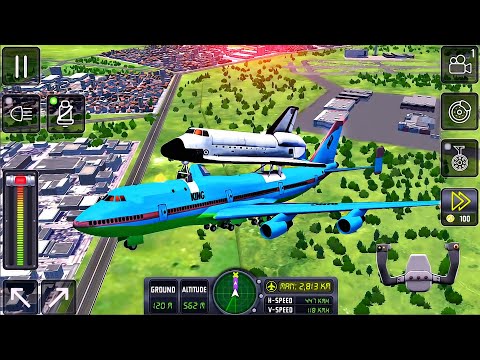 Boeing 747 Air Planes City Pilot 3D - Flight Airplane Simulator #7 - Android GamePlay
