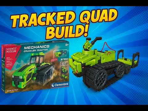 Build the Tracked Quad – From Clementoni’s Crawler Tractor STEM Kit! 🚜🔩