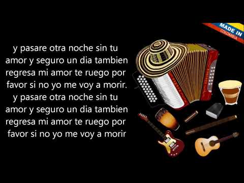 Otra noche sin ti Los Ideales Del Vallenato Letra