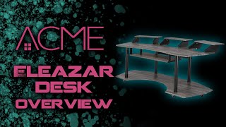 Video thumbnail for ACME Furniture Eleazar Music Recording Studio Desk Unboxing/Overview by Widowmaker Studios