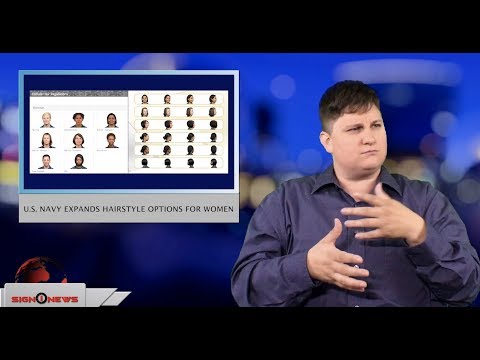 U.S. Navy expands hairstyle options for women (ASL - 7.12.18)