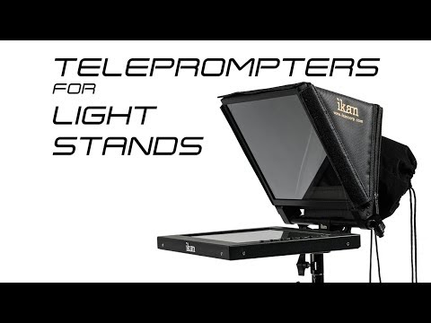 Teleprompter for Light Stands