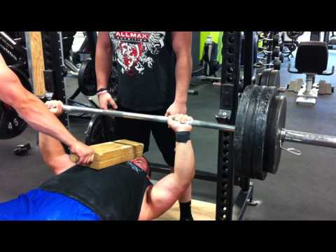 J-C Labrecque, 2 board press, 365 lbs x 3 rep - Hardgym Performance