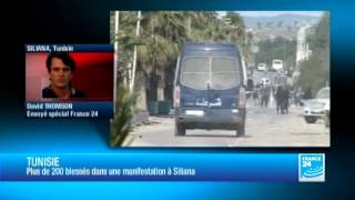 Download lagu Hundreds injured in clashes in Siliana in Tunisia mp3