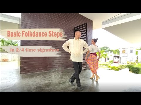 Basic Folkdance Steps in 2/4 Time Signature: [With Choreography]