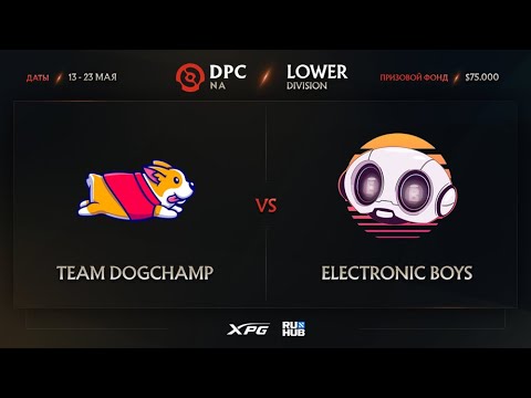 Team DogChamp vs Electronic Boys, Dota Pro Circuit 2021 NA S2, bo3, game 2 [Lazar` & Smile]
