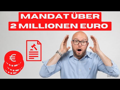 MEIN ERSTES MANDAT MIT MEHR ALS 2 MILLIONEN EURO STREITWERT