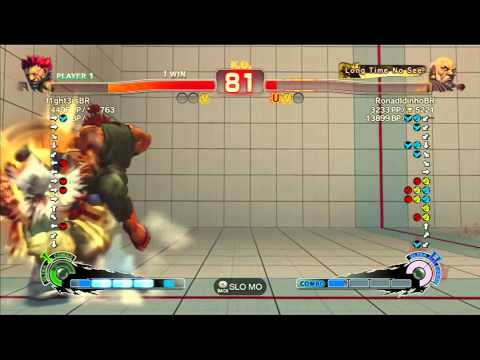 f1ght3rsBR(Akuma) VS RonadldinhoBR(Gouken) SSF4 AE 2012 - 2lutas Live