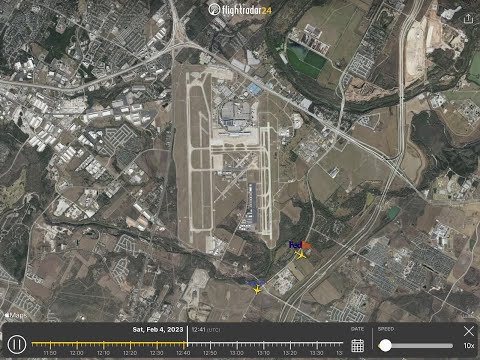 AUS Fedex Flight from Flightradar24.com