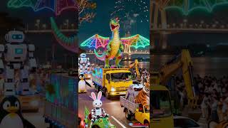 Download lagu super festive winged dragon mascot takbir around takbiran eid #takbiran #eid #cartoon mp3