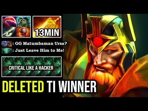TI WINNER SLAYER!!! 13min Radiance Super Pro Wraith King Crazy Crit Like a Hacker Deleted Matumbaman