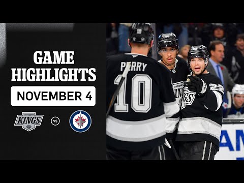 HIGHLIGHTS: LA Kings vs Winnipeg Jets | NHL Highlights 