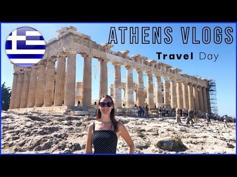 Travel Day to ATHENS! Evening City Tour, Acropolis & Hotel Herodion l Greece Vlogs 2021 aclaireytale