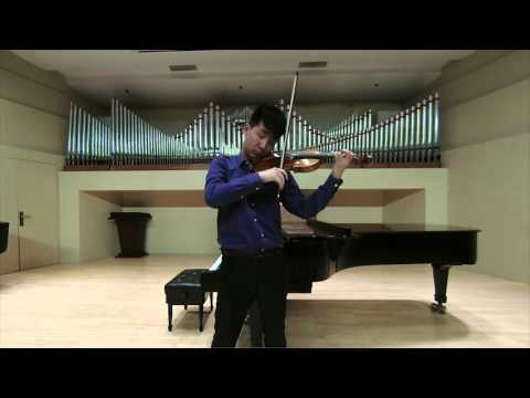 Bach violin solo sonata BWV1001,  Adagio，Played by Bai Yunfei.