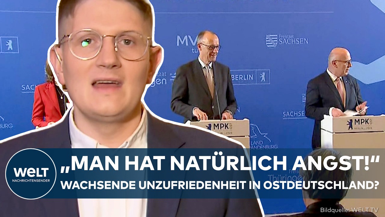 DRUCK AUS OSTDEUTSCHEN BUNDESLÄNDERN: "Man hat natürlich Angst!" Wachsende Unzufriedenheit?