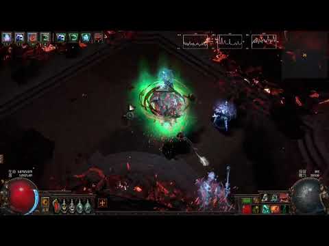 Path of Exile 3.9 - Deathless Sirius The Awakener kill with carrion golemancer
